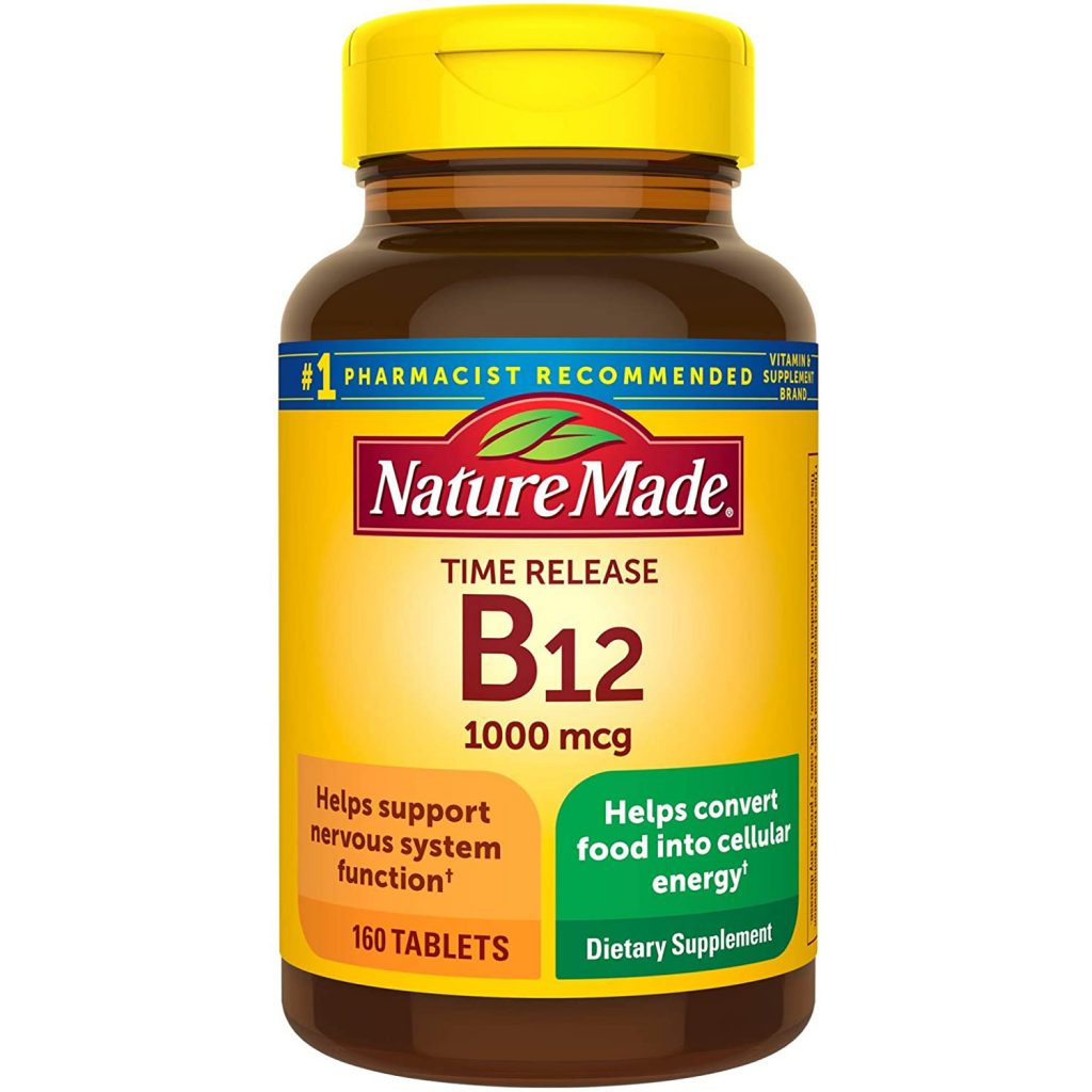 Nature Made Vitamin B12 1000 Mcg Time Release Tablets 160 Count Value