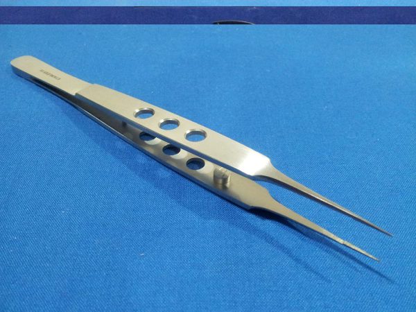 O.R Grade Micro Surgery CASTROVIEJO Suture Forceps Straight W/Tying Platform 6" Surgical Instruments (HTI Brand)