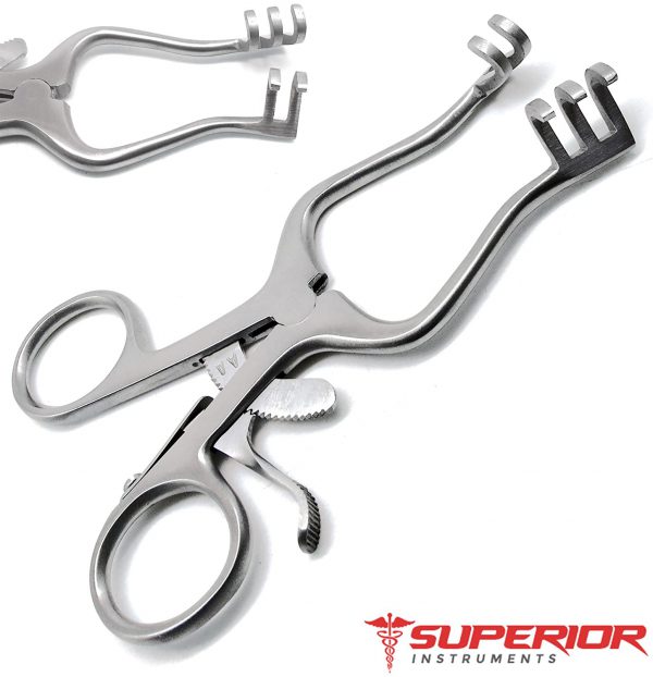 Superior Weitlaner Retractors 4.5" Blunt 3x2 Prongs Surgical Veterinary Instruments